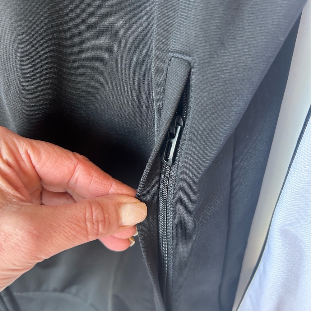 adidas Black and White Track Jacket - Picture 4 of 5